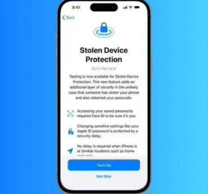 广水苹果授权维修店分享被盗设备保护功能开启方法