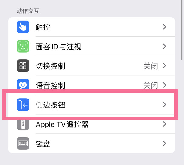 广水苹果14维修店分享iPhone14 Plus侧键双击下载功能关闭方法 